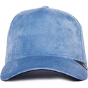 cappellino-trucker-blu-velour-blank-the-farm-di-goorin-bros