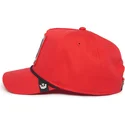 cappello-a-visiera-curva-rosso-snapback-pantera-panther-100-the-farm-all-over-canvas-di-goorin-bros