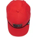 cappello-a-visiera-curva-rosso-snapback-pantera-panther-100-the-farm-all-over-canvas-di-goorin-bros