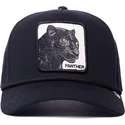 cappellino-visiera-curva-nero-snapback-pantera-panther-100-the-farm-all-over-canvas-di-goorin-bros
