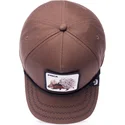 cappellino-visiera-curva-marrone-snapback-porcospino-prick-porcupine-100-the-farm-all-over-canvas-di-goorin-bros