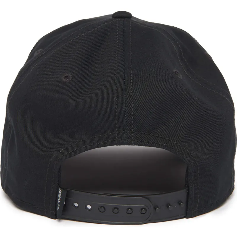 cappellino-visiera-curva-nero-snapback-gufo-wise-owl-100-the-farm-all-over-canvas-di-goorin-bros