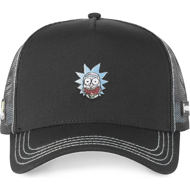 cappellino-trucker-nero-rick-sanchez-he1-rick-y-morty-di-capslab