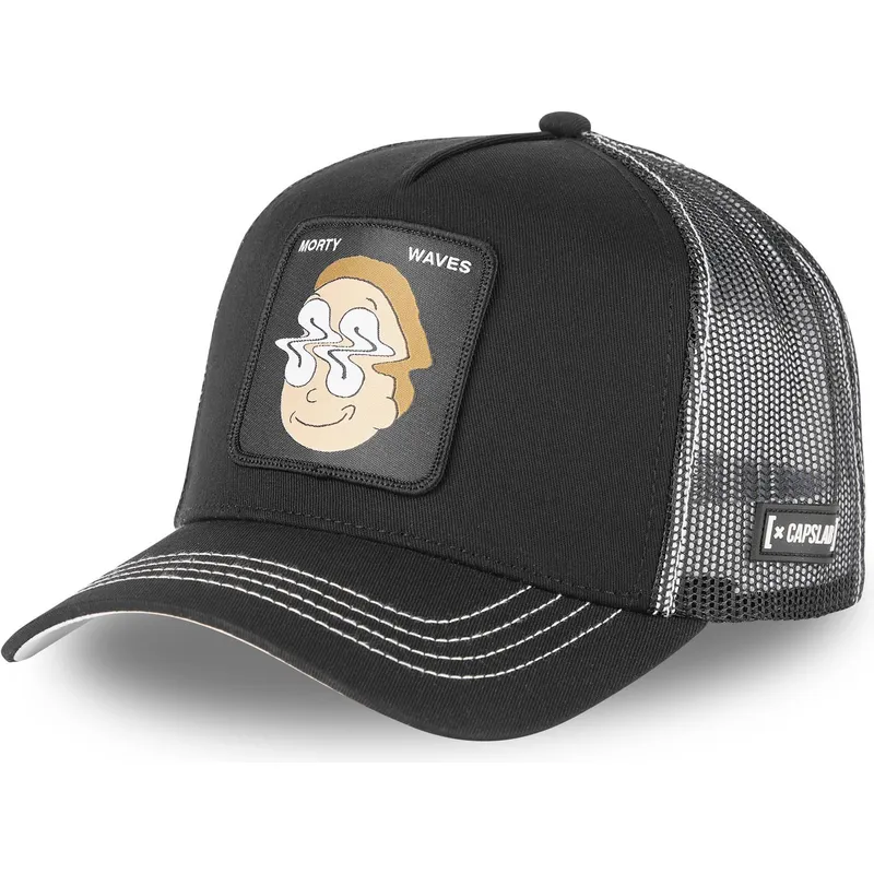 cappellino-trucker-nero-morty-smith-mo1-rick-y-morty-di-capslab