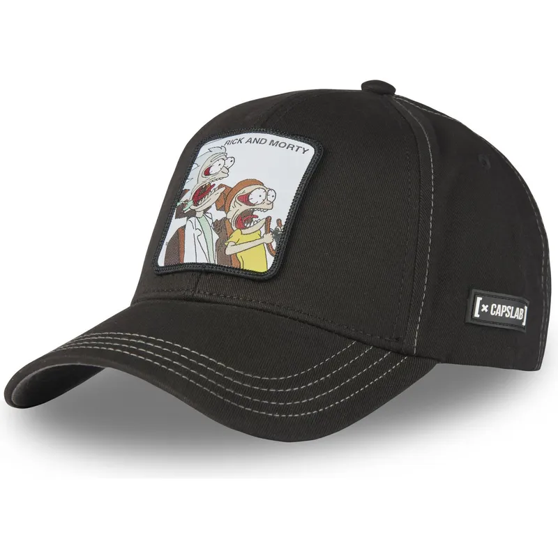 cappelli-curva-nero-snapback-rick-e-morty-rick-e-morty-di-capslab