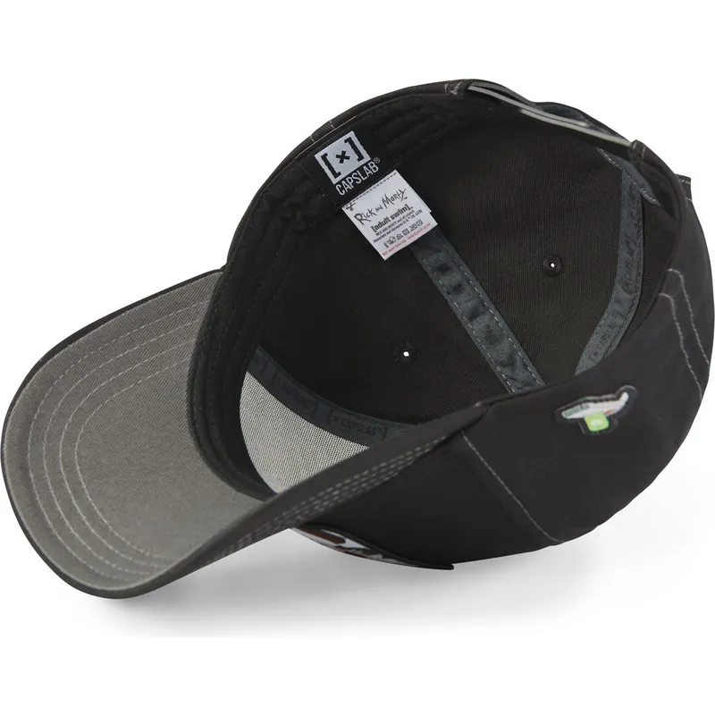cappelli-curva-nero-snapback-rick-e-morty-rick-e-morty-di-capslab