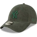 cappelli-curva-verde-cinghia-regolabile-9forty-towelling-dei-new-york-yankees-mlb-di-new-era