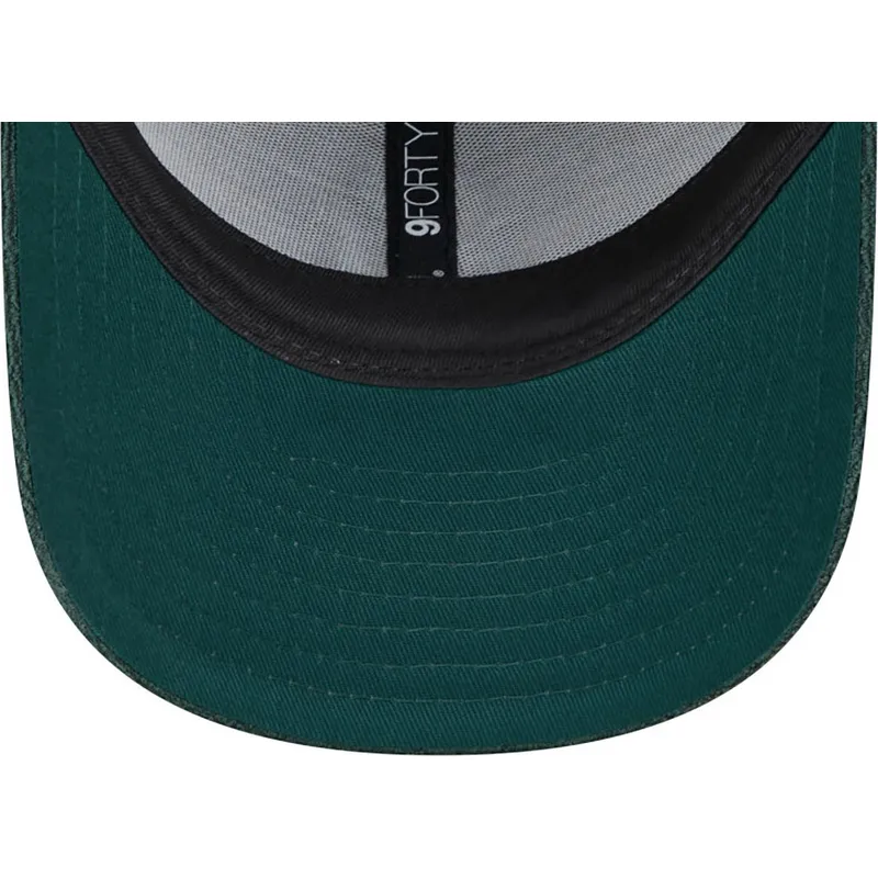 cappelli-curva-verde-cinghia-regolabile-9forty-towelling-dei-new-york-yankees-mlb-di-new-era