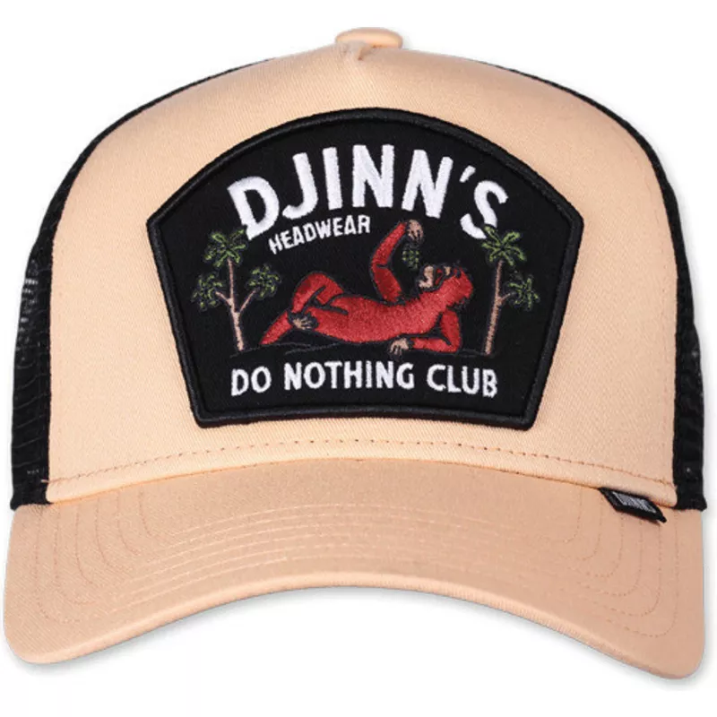 djinns-do-nothing-club-hft-dnc-sloth-beige-and-black-trucker-hat