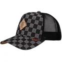 cappellino-trucker-nero-hft-denim-check-di-djinns