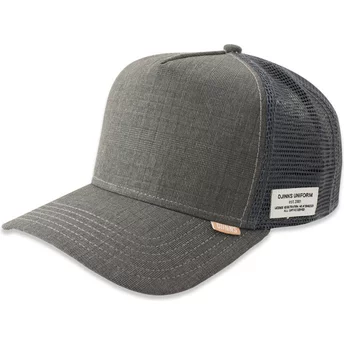 Djinns HFT Glencheck Grey Trucker Hat