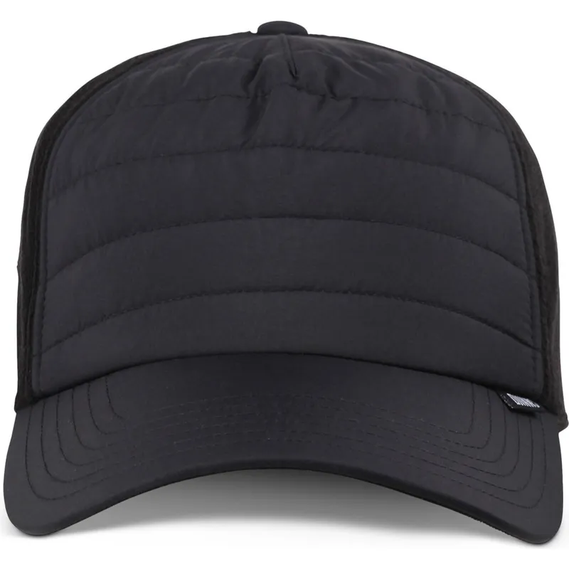 cappellino-snapback-nero-a-visiera-curva-hft-puffy-nylon-di-djinns