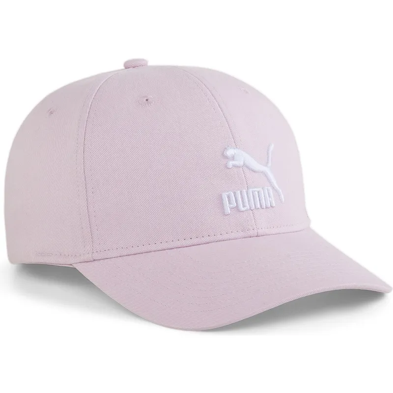 cappellino-curvo-rosa-regolabile-classics-archive-logo-di-puma