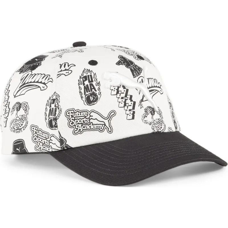 cappelli-curva-bianco-cinghia-regolabile-per-bambino-di-puma