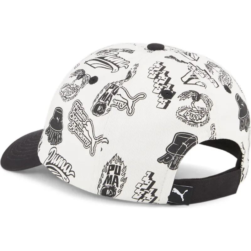 cappelli-curva-bianco-cinghia-regolabile-per-bambino-di-puma