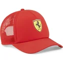 cappellino-trucker-rosso-race-ferrari-formula-1-di-puma