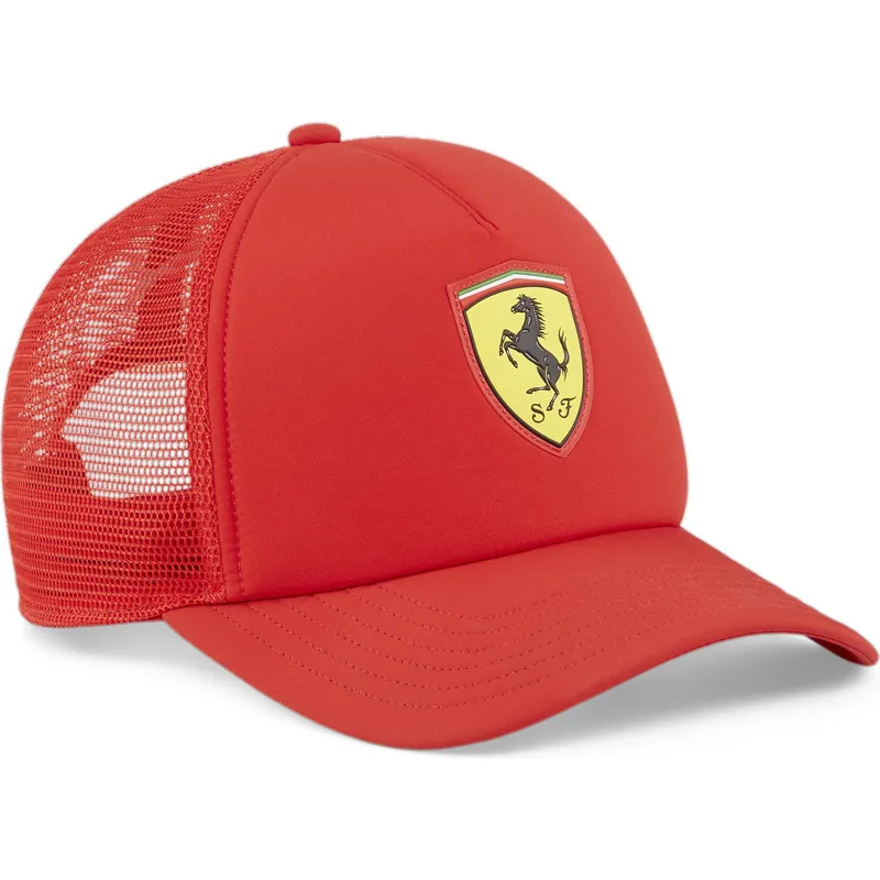 cappelli-curva-rosso-snapback-race-dei-ferrari-formula-1-di-puma