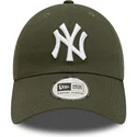 cappello-verde-con-visiera-curva-regolabile-9twenty-league-essential-dei-new-york-yankees-mlb-di-new-era