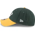 cappellino-con-visiera-curva-verde-e-giallo-regolabile-9twenty-core-classic-di-oakland-athletics-mlb-di-new-era