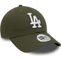 cappellino-verde-curvo-regolabile-9twenty-league-essential-los-angeles-dodgers-mlb-di-new-era