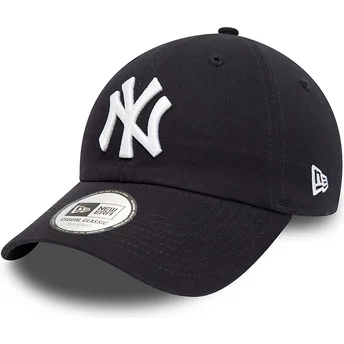 Cappellino curvo blu marino regolabile 9TWENTY League Essential dei New York Yankees MLB di New Era
