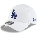 cappellino-bianco-regolabile-con-visiera-curva-e-logo-blu-9twenty-core-classic-dei-los-angeles-dodgers-mlb-di-new-era