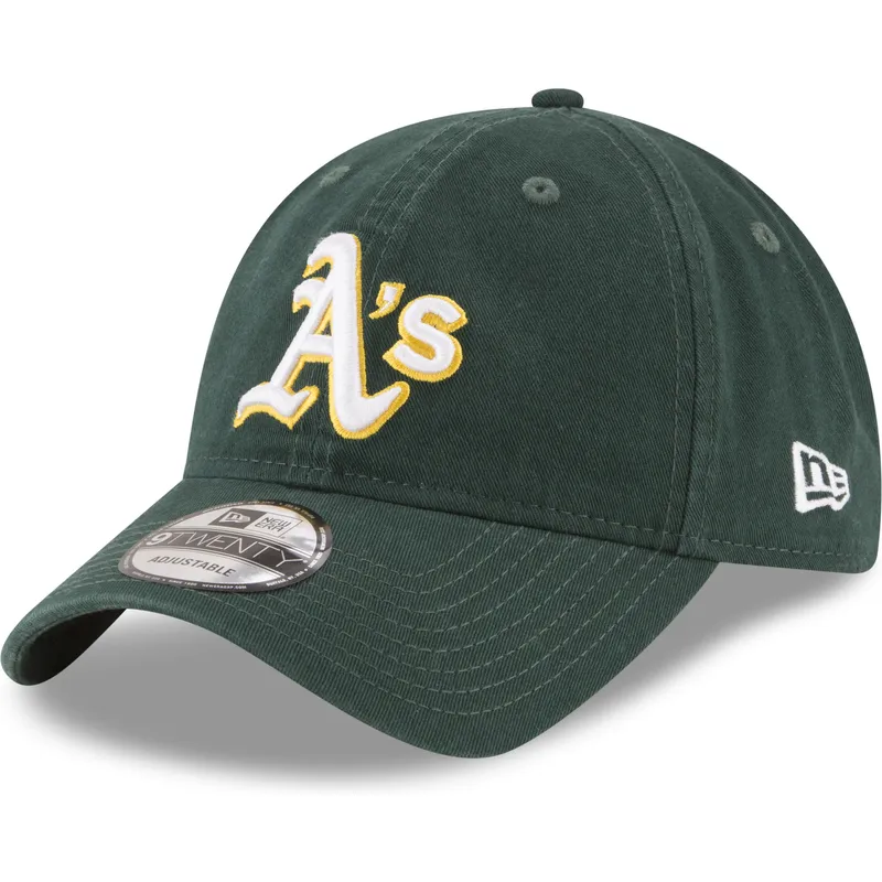 cappellino-curvo-verde-regolabile-9twenty-core-classic-degli-oakland-athletics-mlb-di-new-era