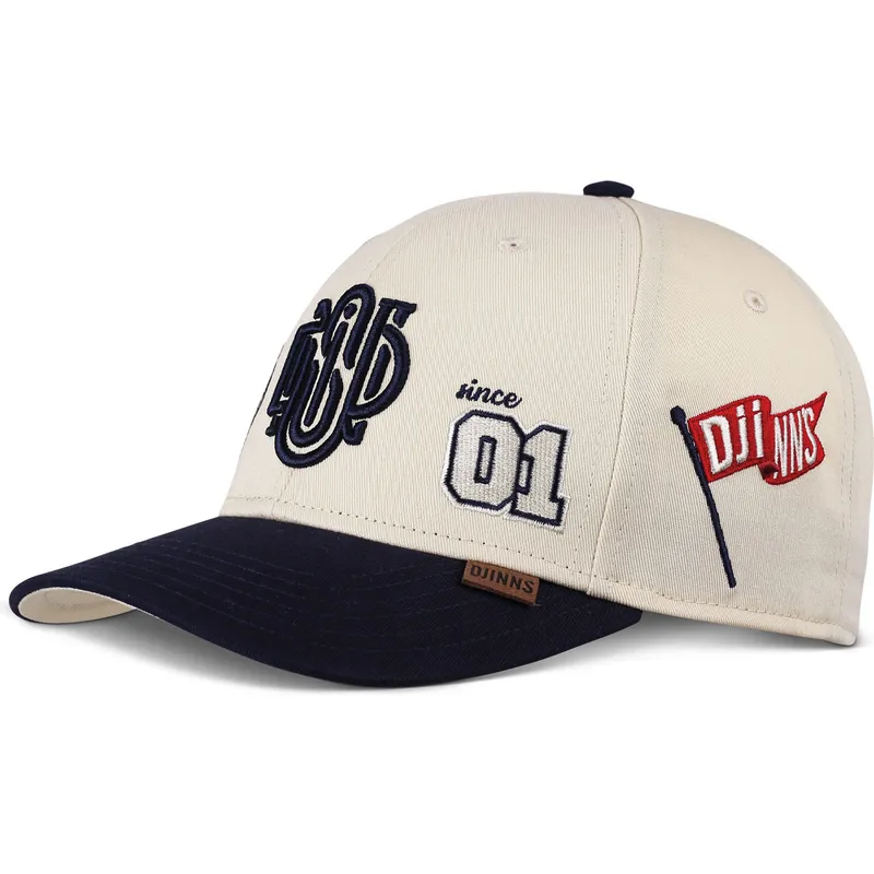 cappelli-curva-beige-cinghia-regolabile-di-djinns
