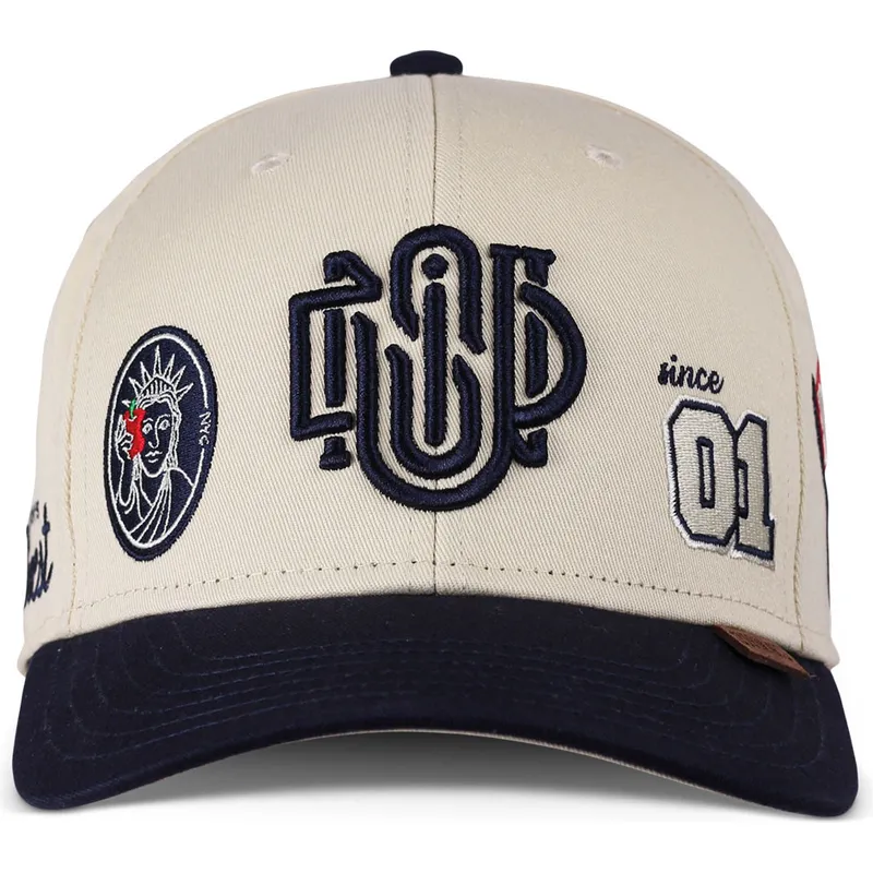 cappelli-curva-beige-cinghia-regolabile-di-djinns