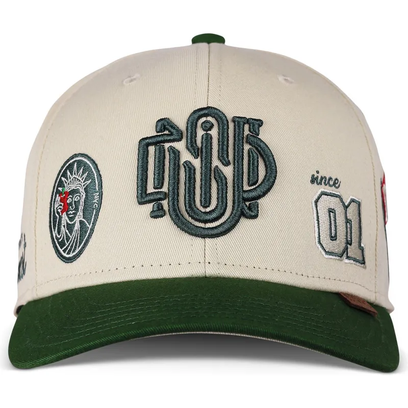 cappelli-curva-beige-cinghia-regolabile-di-djinns