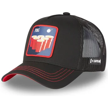 Cappellino trucker nero Beer Pong BE1 Cocktails di Capslab