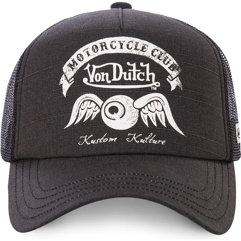 cappellino-trucker-nero-crew8-di-von-dutch