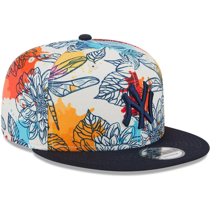 cappelli-piatta-multicolore-snapback-9fifty-spring-dei-new-york-yankees-mlb-di-new-era