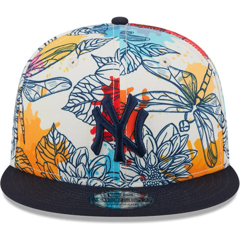 cappelli-piatta-multicolore-snapback-9fifty-spring-dei-new-york-yankees-mlb-di-new-era