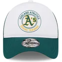 cappellino-trucker-bianco-e-verde-9forty-a-frame-circle-degli-oakland-athletics-mlb-di-new-era