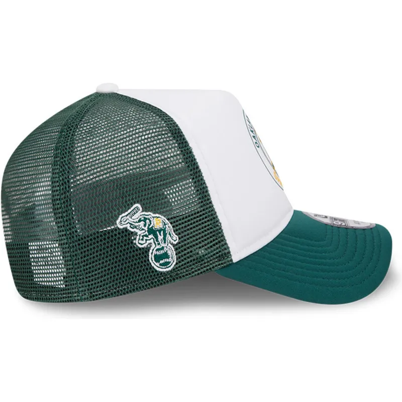 cappelli-curva-verde-snapback-9forty-a-frame-circle-dei-oakland-athletics-mlb-di-new-era