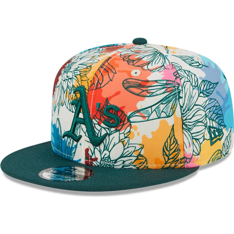 cappelli-piatta-multicolore-snapback-9fifty-spring-dei-oakland-athletics-mlb-di-new-era cappelli-piatta-multicolore-snapback-9fifty-spring-dei-oakland-athletics-mlb-di-new-era