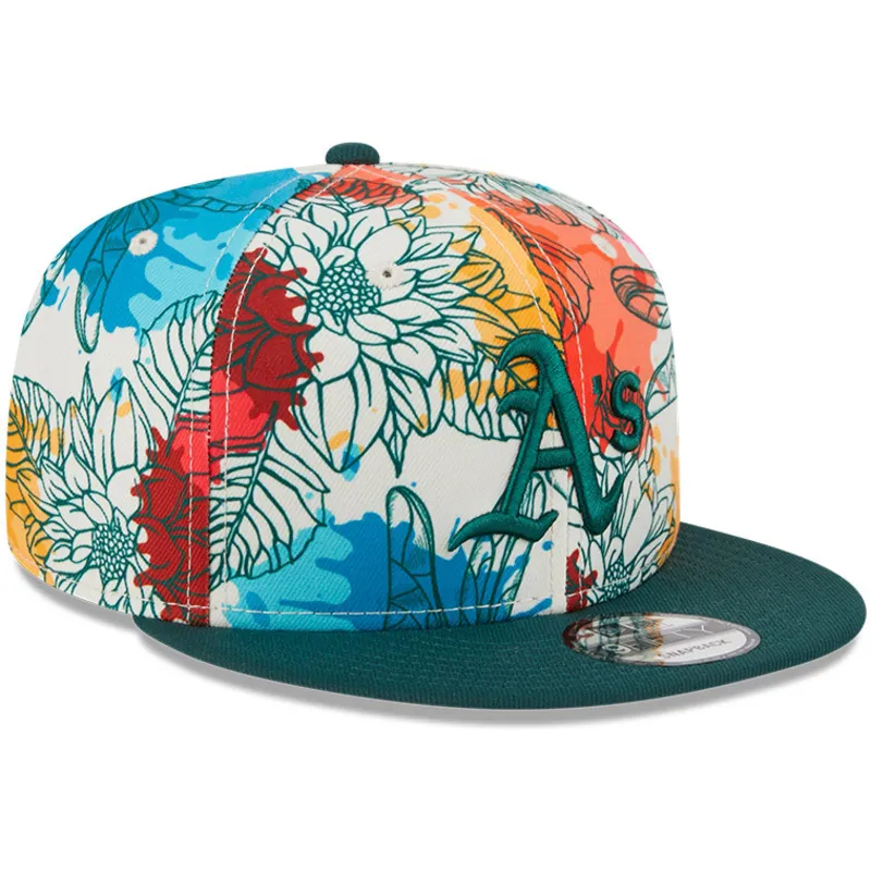 cappelli-piatta-multicolore-snapback-9fifty-spring-dei-oakland-athletics-mlb-di-new-era cappelli-piatta-multicolore-snapback-9fifty-spring-dei-oakland-athletics-mlb-di-new-era