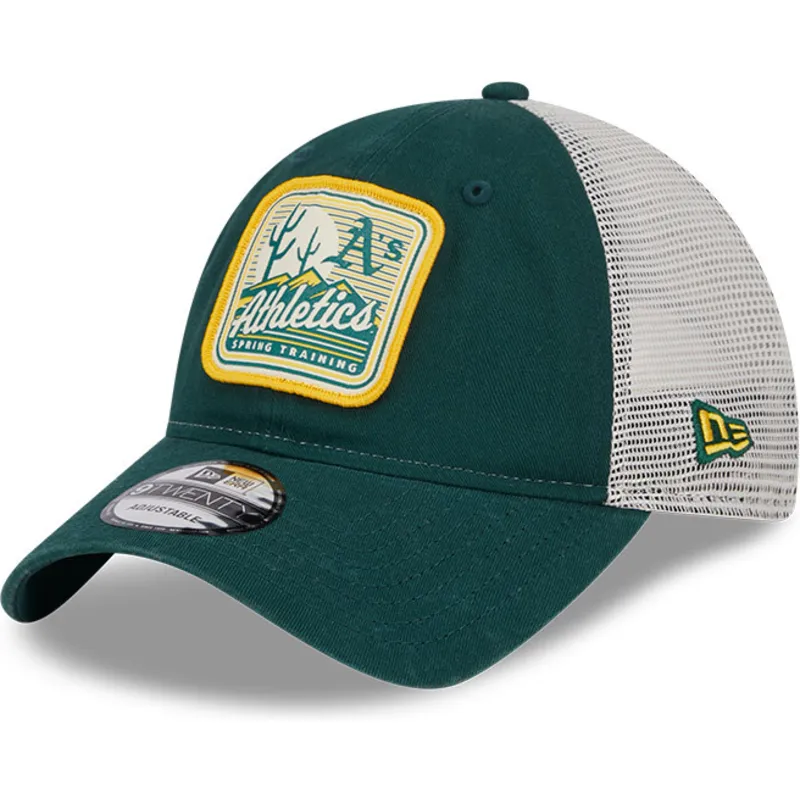 cappelli-curva-verde-snapback-9twenty-stripe-dei-oakland-athletics-mlb-di-new-era