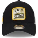 cappellino-trucker-nero-e-bianco-9twenty-stripe-di-pittsburgh-pirates-mlb-di-new-era