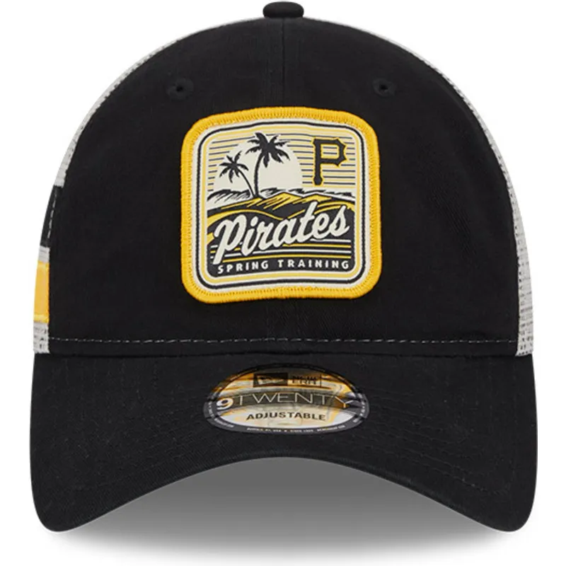 cappellino-trucker-nero-e-bianco-9twenty-stripe-di-pittsburgh-pirates-mlb-di-new-era