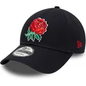 cappelli-curva-blu-marino-cinghia-regolabile-9forty-core-dei-england-rugby-rfu-di-new-era