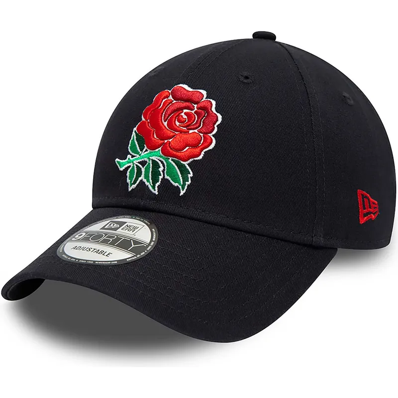 cappelli-curva-blu-marino-cinghia-regolabile-9forty-core-dei-england-rugby-rfu-di-new-era