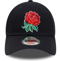cappelli-curva-blu-marino-cinghia-regolabile-9forty-core-dei-england-rugby-rfu-di-new-era