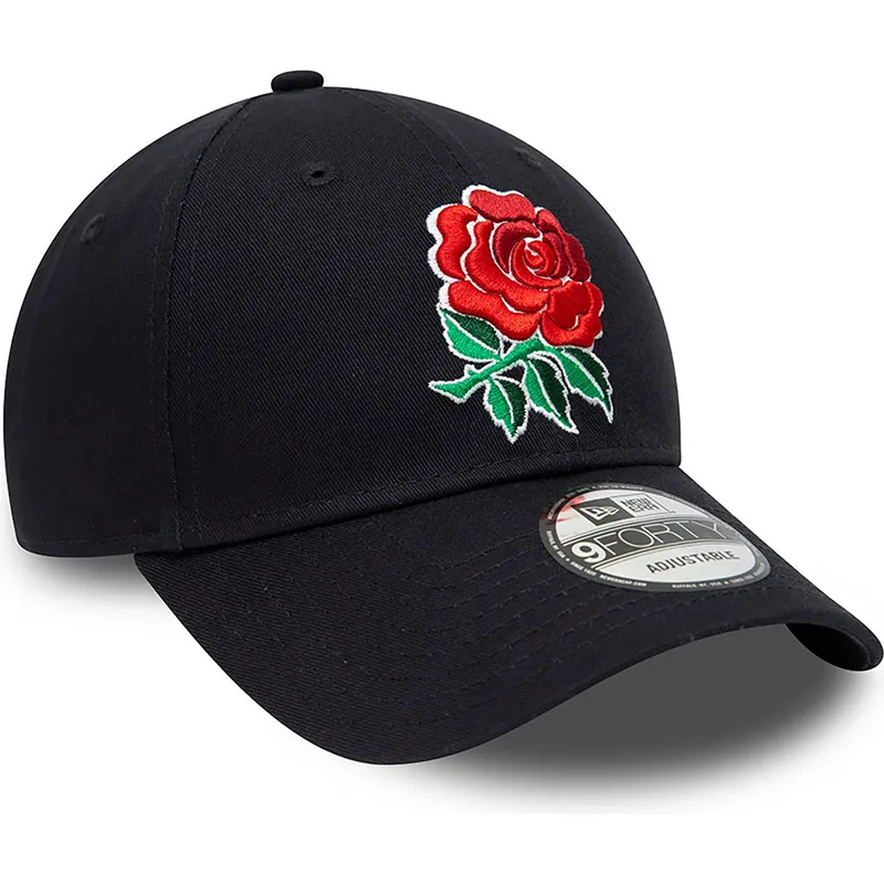 cappelli-curva-blu-marino-cinghia-regolabile-9forty-core-dei-england-rugby-rfu-di-new-era