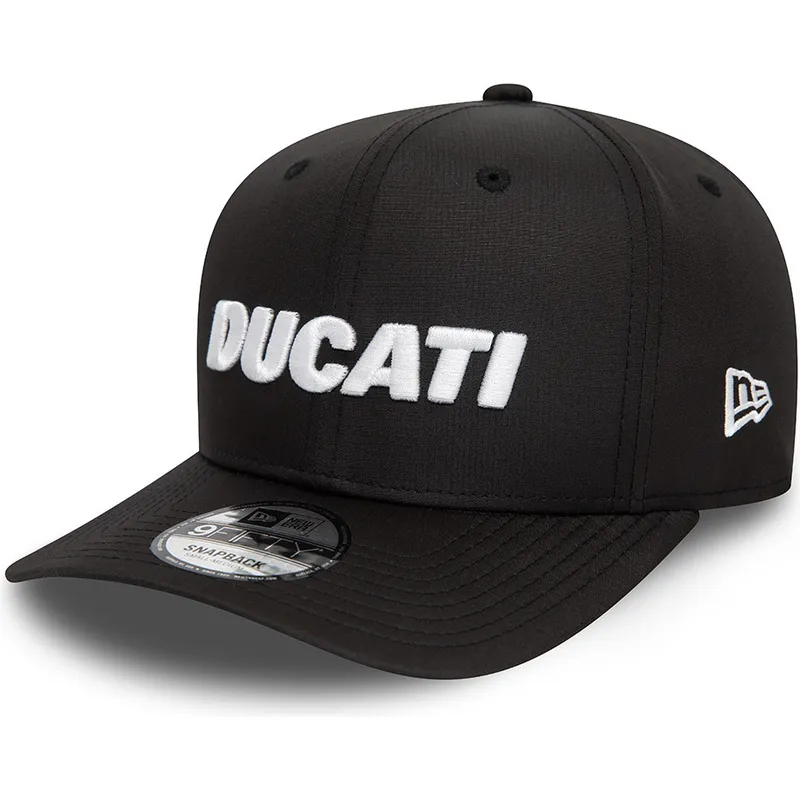 cappelli-curva-nero-snapback-9fifty-ripstop-dei-ducati-motor-motogp-di-new-era