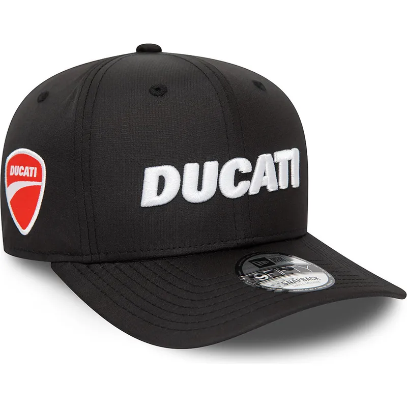 cappelli-curva-nero-snapback-9fifty-ripstop-dei-ducati-motor-motogp-di-new-era