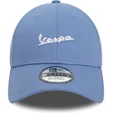 new-era-curved-brim-9forty-seasonal-colour-vespa-piaggio-blue-adjustable-cap