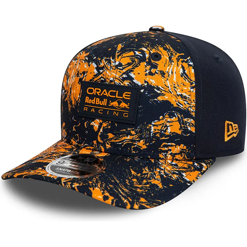 cappelli-curva-arancia-snapback-9fifty-all-over-print-dei-red-bull-racing-formula-1-di-new-era