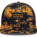 cappellino-snapback-9fifty-con-visiera-curva-arancione-e-blu-navy-all-over-print-di-red-bull-racing-formula-1-di-new-era